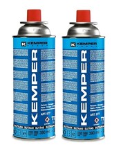BOMBOLETTA CARTUCCIA A GAS KEMPER 577 CON 227 GR DI GAS BUTANO *** 2 PEZZI ***