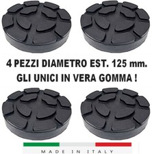 4 PEZZI TAMPONI D 125 mm per PONTI SOLLEVATORI 2 COLONNE corghi ravaglioli omcn
