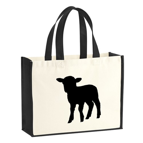 Sacchetto iuta agnello - di,