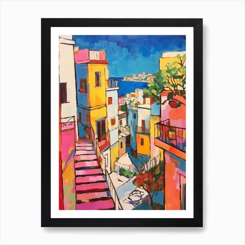 Quadro napoli italia dipinti - napoli, 4