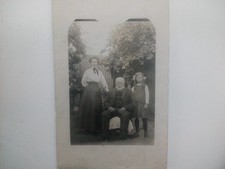 Original photograph postcard Victorian family portrait unused photo