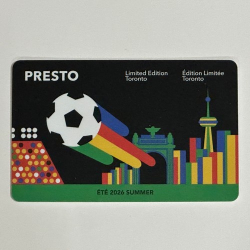 Presto world cup transit card - presto,