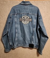 Giacca Denim Moto Harley