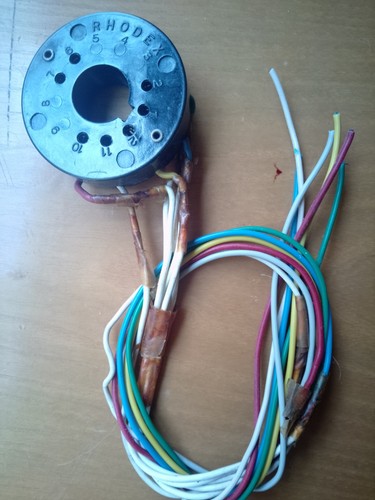 Zoccolo pin tubo crt - zoccolo,