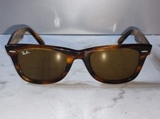RAY BAN WAYFARER RB 2140 954 OCCHIALI SOLE MARRONE SUNGLASSES VINTAGE