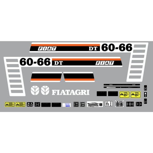 Kit adesivi trattore fiat - adesivi,