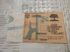 Verona-Milan 1988/89 Biglietto