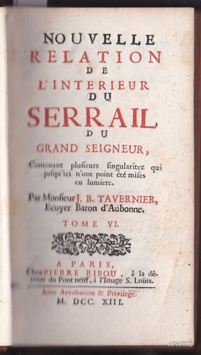 Tavernier nouvelle relation - tavernier,