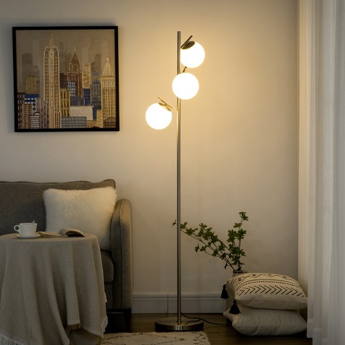 Homcom lampada terra - lampada,