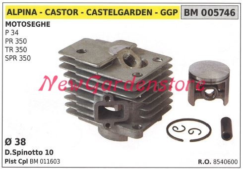 Cilindro pistone segmenti