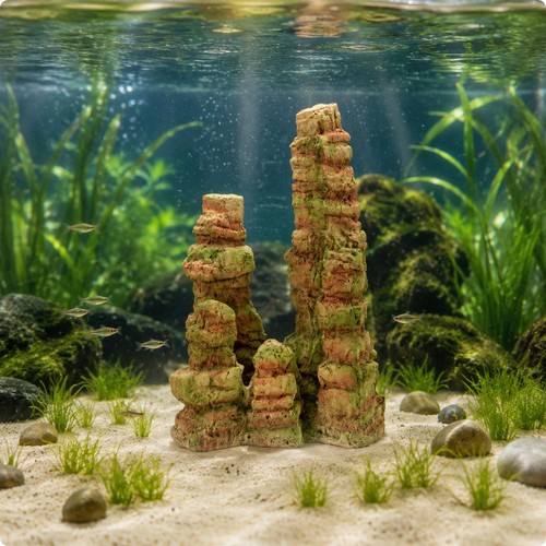 Montagna finta acquario - finta, stile