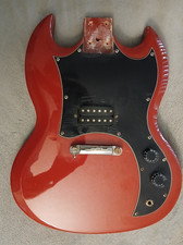 CORPO CHITARRA ELETTRICA GIBSON MAESTRO SG JR CARICATO BUONO STATO FUNZIONANTE PICKUP E CONTROLLI