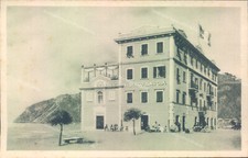 ae219 cartolina riva trigoso albergo savoia provincia di genova