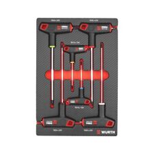 Chiavi a T, 2 Teste, Torx per Carrello Officina Set 6pz - WÜRTH 0965905521