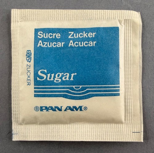 Pan airline sugar packet - pan,
