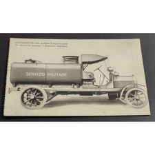 Cartolina Servizio Militare - Autobotte con Pompa d'Aspirazione