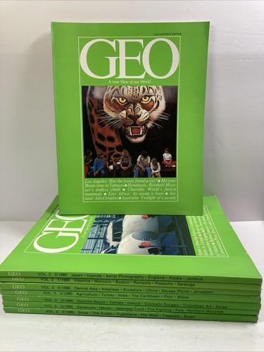 1980 geo magazine lot 8 - geo,