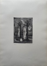 Tono Zancanaro acquaforte " i