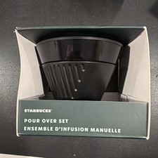 Starbucks Black Pour Over Set