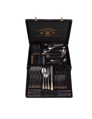 Set posate acciaio inox - posate,