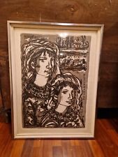 Litografia Numerata Originale Tono Zancanaro 1968 RONCOFERRARO.