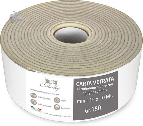 Carta vetrata 150 - vetrata, spugna