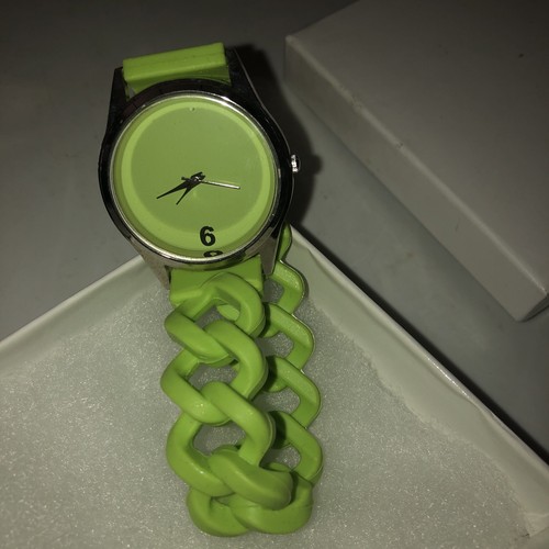 Orologio elasticizzato verde - elasticizzato,