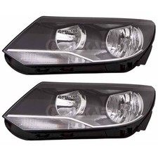 2X ALKAR FARI ALOGENI SET SINISTRO+DESTRO Compatibile Con VW TIGUAN