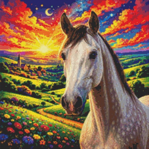 Cavallo anglo arabo felicità - cavallo, anglo-arabo: