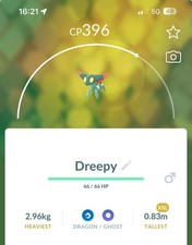 Dreepy XXL Taglia Pokestop