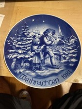 PIATTO CERAMICA NATALE 1981