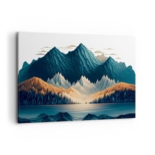 Quadro su Tela 120x80cm 3D