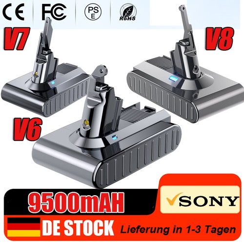 9500 mah per - dyson, v6