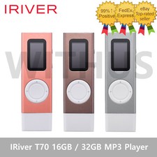 IRiver T70 Season2 16GB / 32GB Lettore MP3 Radio FM Registrazione Vocale 3 Colori_