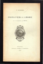 Primavera e amore in un frammento di Ibico Puntoni 1915 Rendiconto Accad Bologna
