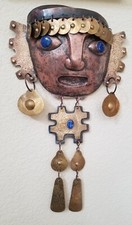 Maschera Con Mapuche Disegnata