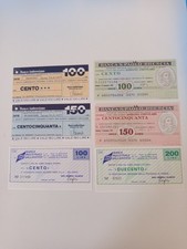 mini assegni anni 70