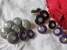 Lotto 15 Bottoni Vintage Cuore