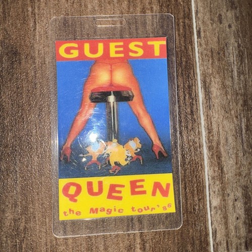 Pass backstage vip queen - pass, 1986