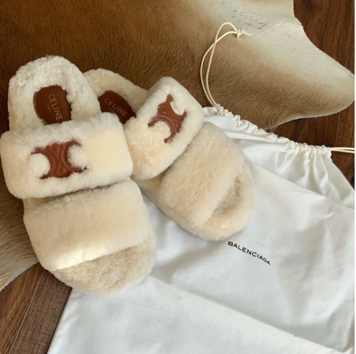 Sandali shearling celine - in,