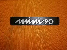 SCRITTA LOGO TARGHETTA COFANO POSTERIORE INNOCENTI MINI 90 REAR PLATE MINI 90