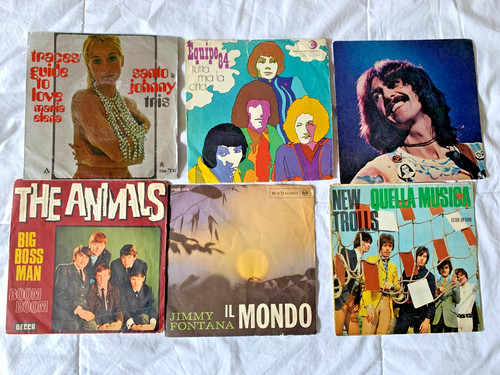 Lotto sei copertine 45 - sei,