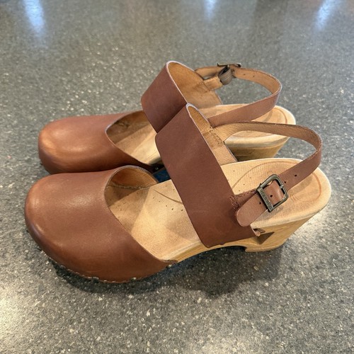 Zoccoli legno dansko - legno, brown