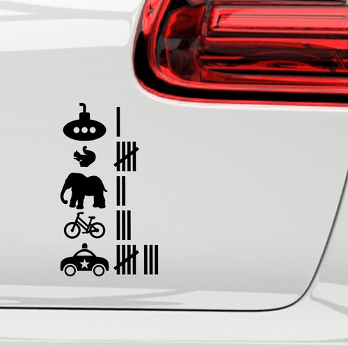 Adesivo auto sticker - , lista