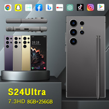 Nuovo smartphone S24 Ultra 5G 7,3" sbloccato in fabbrica telefoni Android doppia SIM