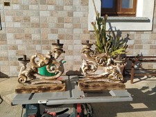 ANTICHI CANDELIERI IN LEGNIO