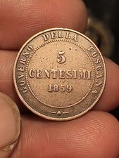 RE ELETTO  5 CENTESIMI 1859