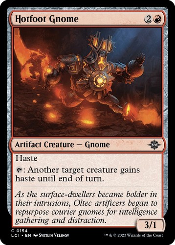 Hotfoot gnome le - le, caverne