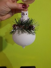 2 palline VETRO DECORATE