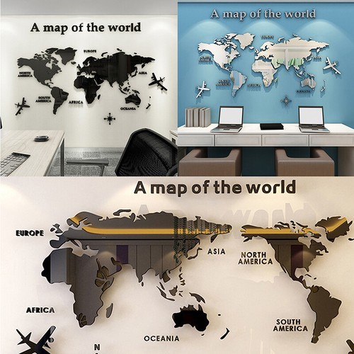 Adesivi murali sfondo mappa